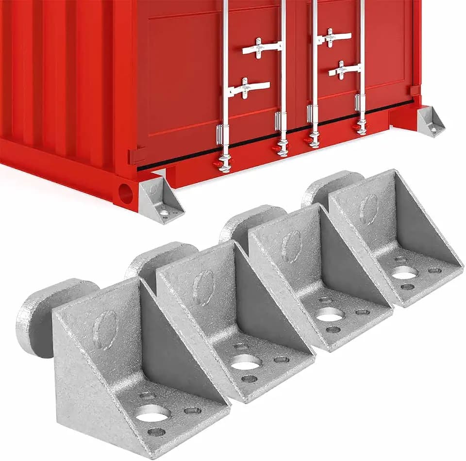 Upgraded Shipping Container Ground Anchors Hot Dipped Galvanized Steel