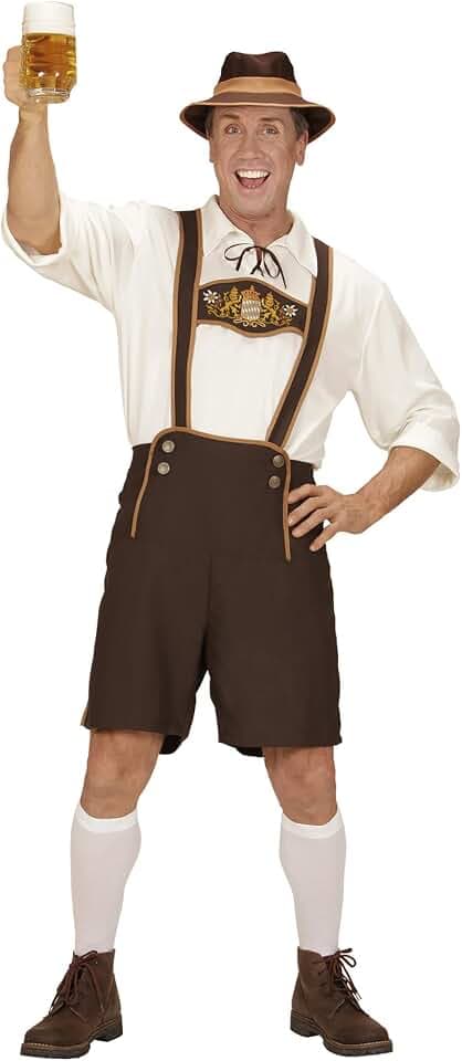 W WIDMANN MILANO Party Fashion - Kostüm Bayer, Trachtenhose Herren für Bierfest, Volksfest, Karneval
