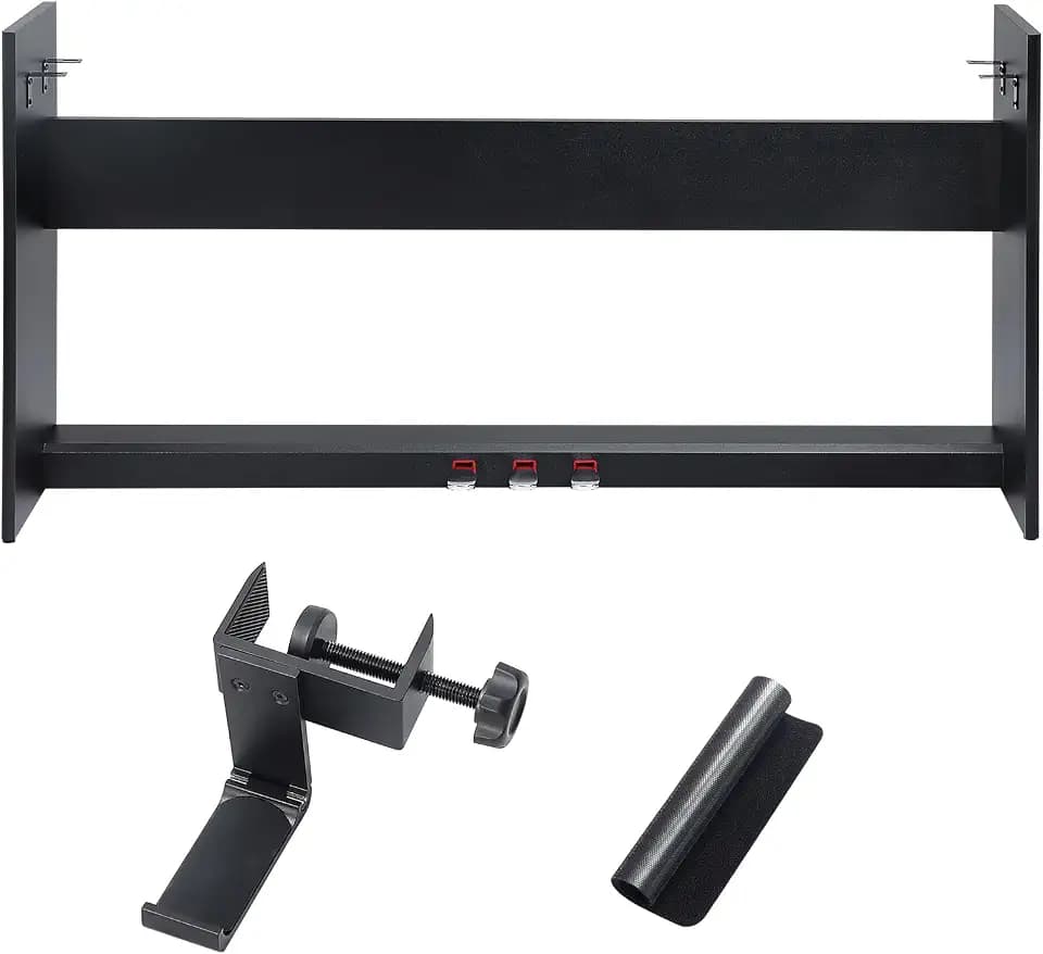 Wooden Furniture Stand With 3-Pedal Unit System Compatible for Yamaha P225 Digital Piano Keyboard