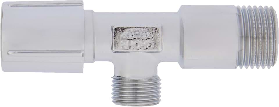 GROHE |Sicherungstechnik - Eckventil | angerauhtes Gewinde zum vereinfachten Eindichten, Wandanschluss 3/8 Zoll, Abgang 3/8 Zoll, mit Schubrosette | 22053000