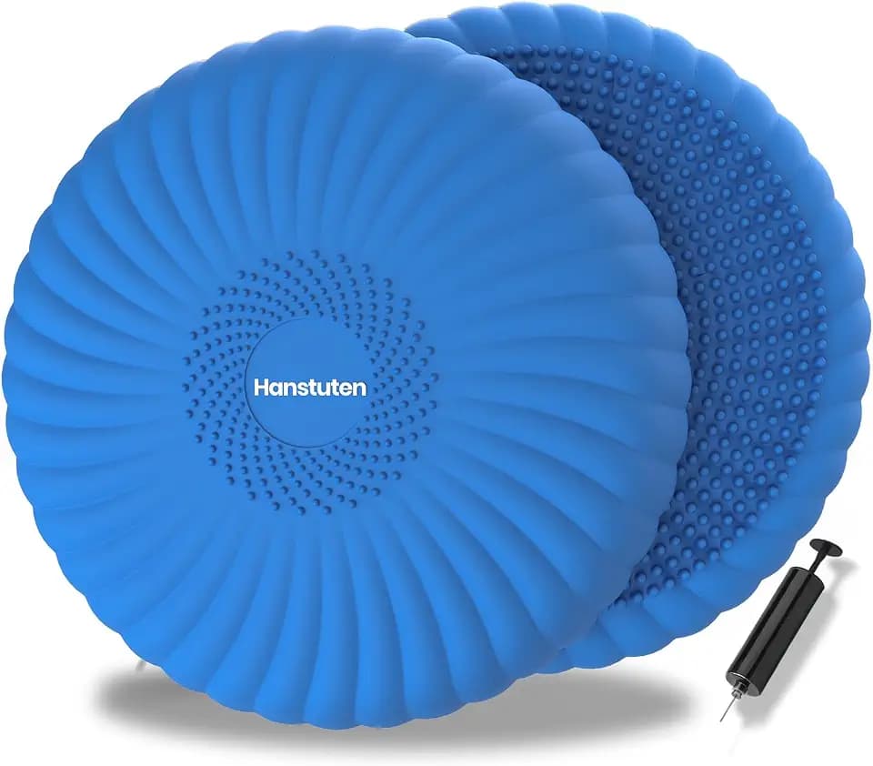Wobble Cushion Core Balance Disc, Wiggle Seat with Inflation Pump