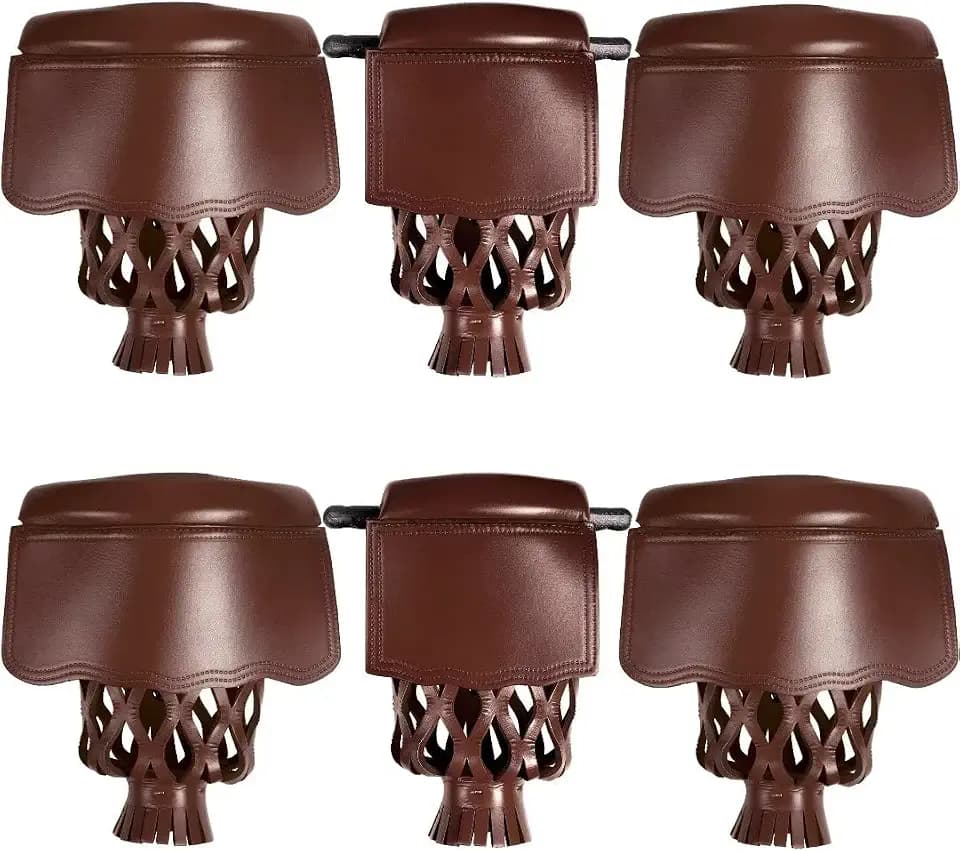 Collapsar Pool Table Pockets,Leatherette Billiard Pockets Set of 6