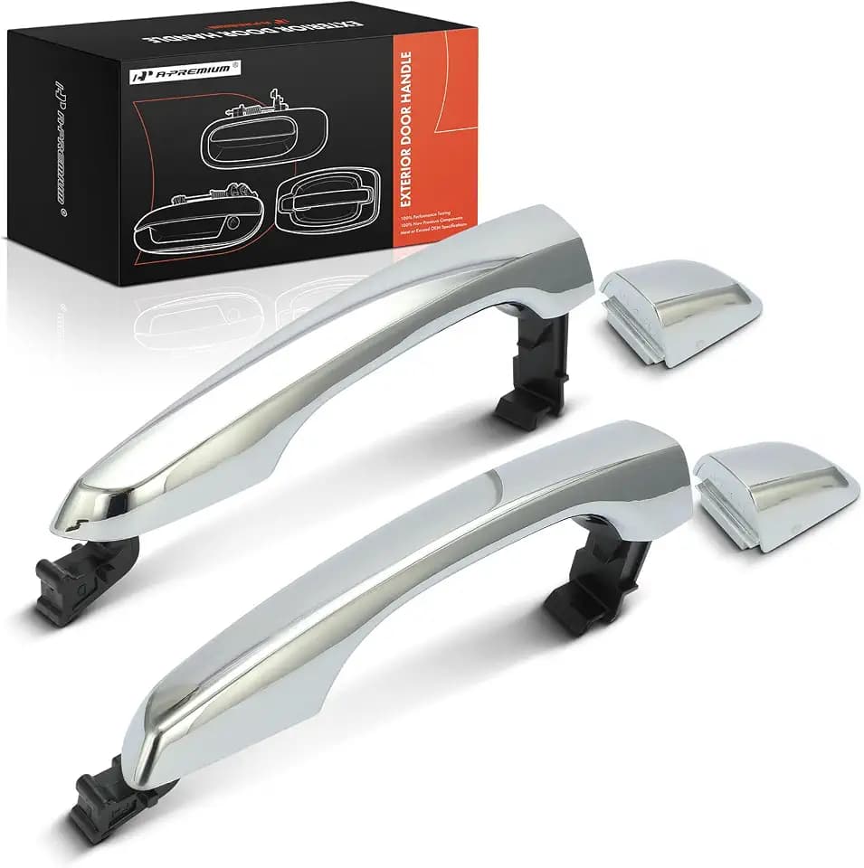A-Premium Outside Exterior Door Handles - Rear Driver and Passenger Side