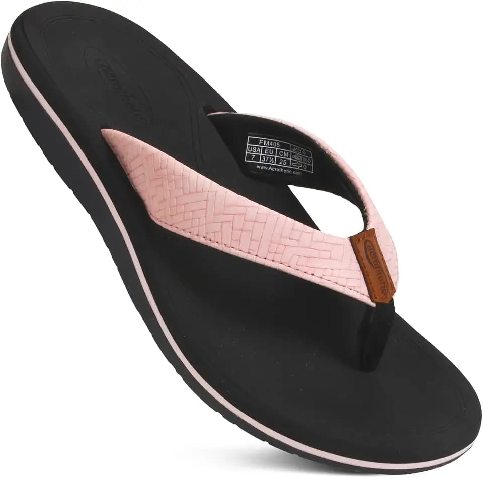 AEROTHOTIC Beach Sandals for Woman Non Slip Flip Flops Quick Dry Slippers