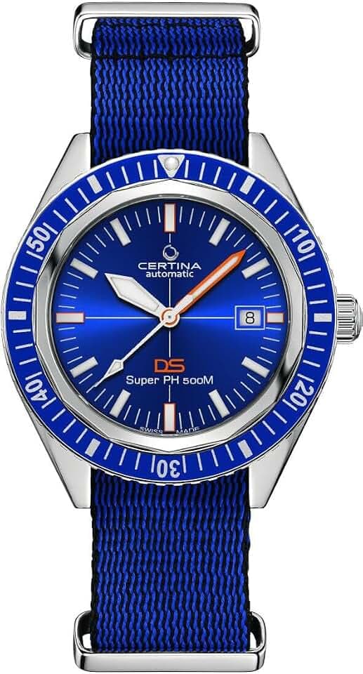 Certina, Mens, DS SUPER PH500M, Stainless Steel, Swiss Automatic, Diving Watch, C0374071804010