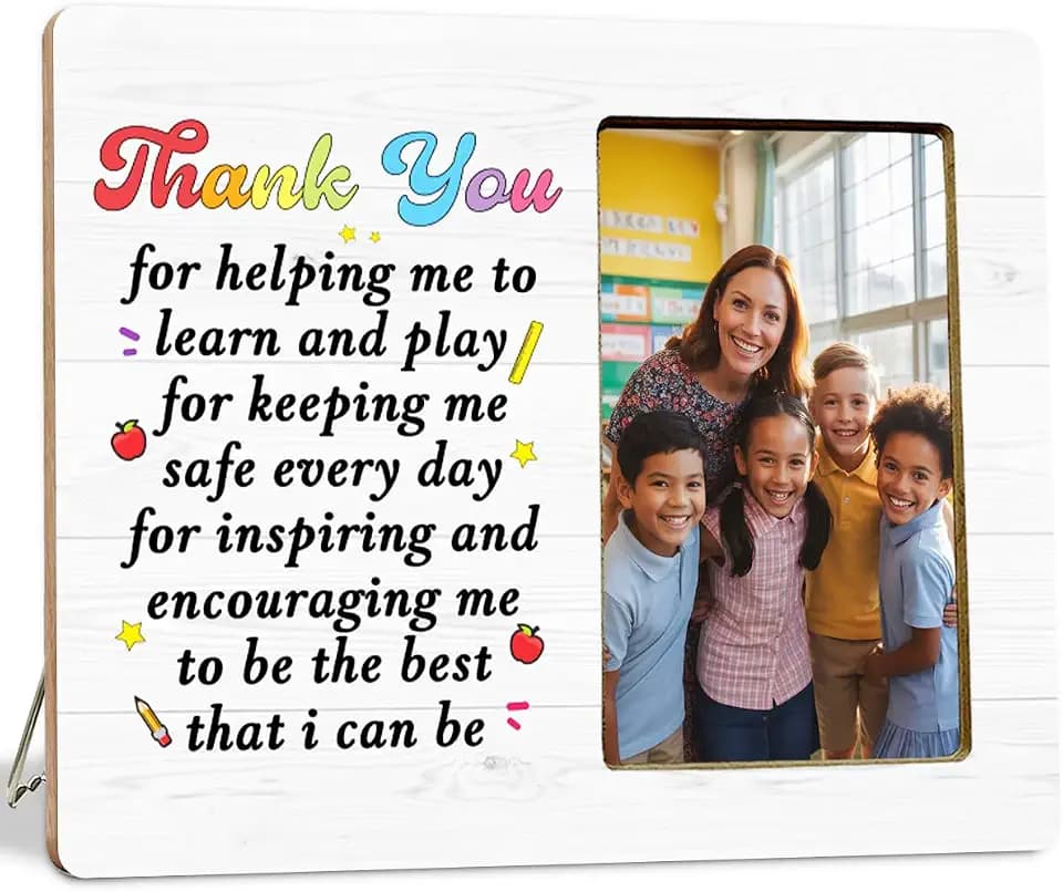 Best Teacher Gifts Picture Frame for End of Year, Teacher Appreciation Gifts Picture Frame from Student