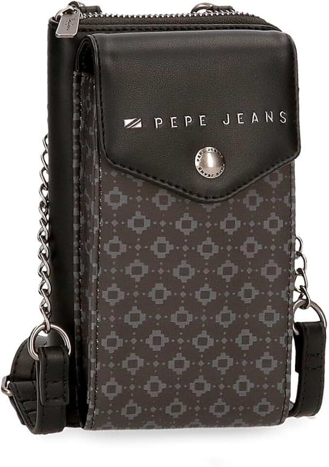 Pepe Jeans Bethany Geldbörsen und Geldbörsen aus Kunstleder, Schwarz, Grün, Verschiedene Größen