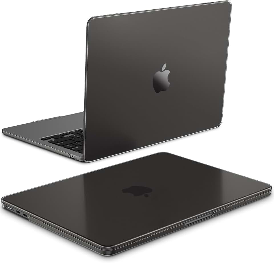Fintie Hard Shell Case for MacBook Air 13 Inch, Frost Black