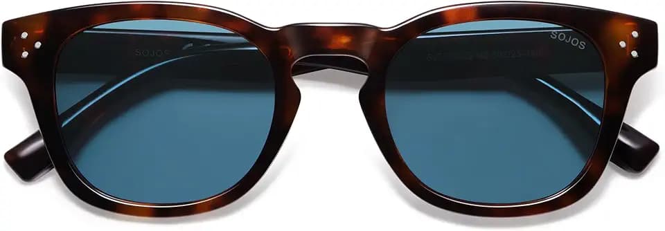 SOJOS Retro Vintage Polarized Sunglasses Womens Mens, 70s 80s Square Panto Style UV400 Shades SJ2662