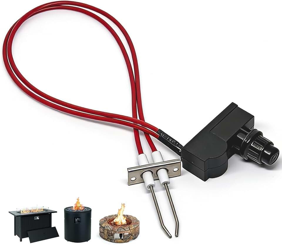 Grill Igniter, Gas Fireplace Igniter Extra-Long 600MM/24INCH Spark Generator with Double Ignition Electrode, Grill Igniter Replacement, Electric Igniter, Fits for Gas Grill, Fireplace, Burner, Heater