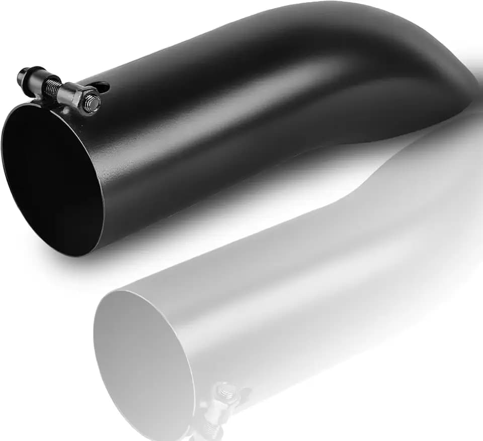 Mupera Universal 3" Turn Down Exhaust Tip, 3" Outlet, 12" Long