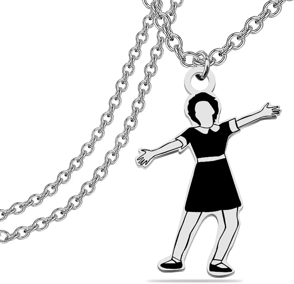 KEYCHIN Orphans Annie Necklace Musical Fans Gifts Annie Theatre Jewelry Musical Merchandise