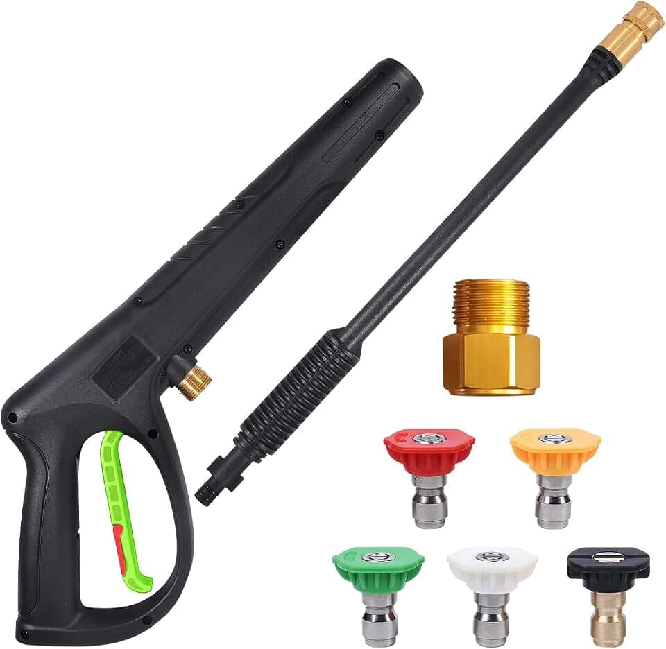Pressure Washer Gun with Extension Wand M22-14 & M22-15 Fitting