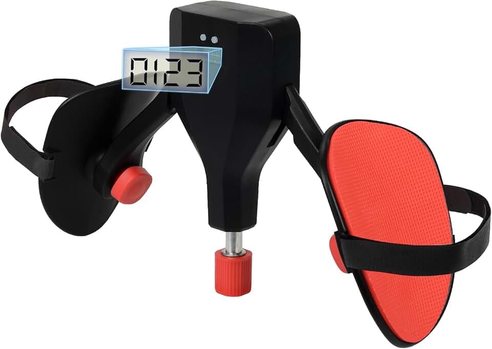 Oberschenkeltrainer, Einstellbar - Winkel und Stärke Beckenboden Trainer, Zählbares Design Multifunktionaler Beintrainer für Zuhause Beinpresse Beintrainingsgerät für Damen und Herren