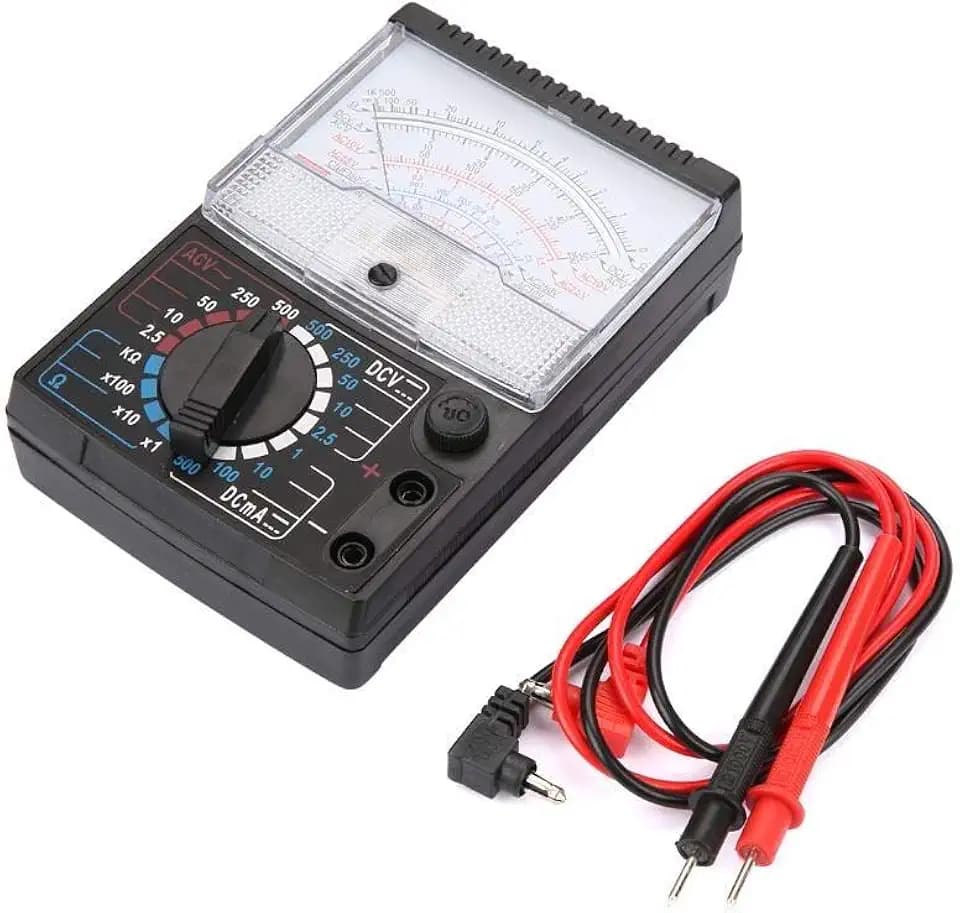 Analoges Multimeter, Analoges Zeiger-Multimeter Multitester AC DC-Spannungswiderstandsprüfgerät