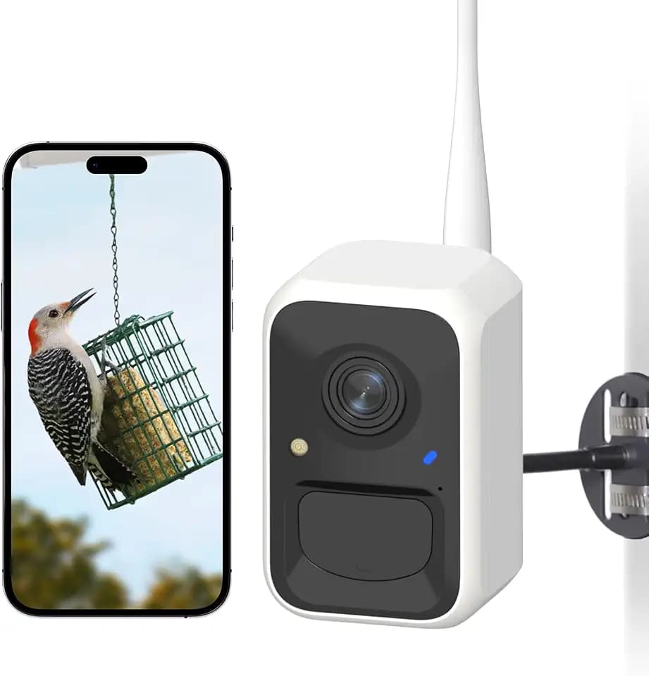 NETVUE by Birdfy Smart Bird Camera, Adjustable Brackets,Ideal for Beginners