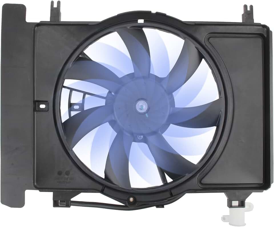 Carbhub Radiator Cooling Fan Assembly for Toyota Yaris Base CE Core L LE Premium RS S SE 1.5L for Scion XD 1.8L Replacement Number 1671121110, TO3115145, TO3115145