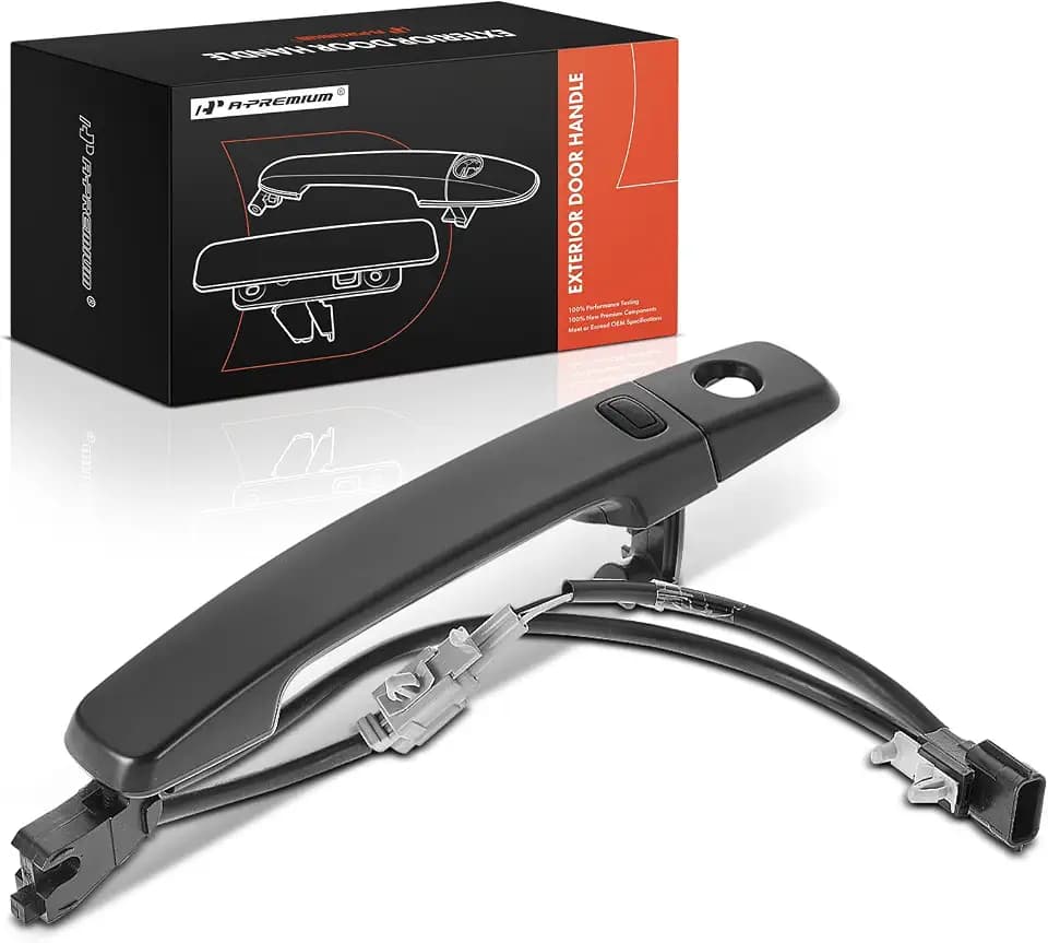 A-Premium Front Left Driver Side Exterior Door Handle with Sensor & Keyhole