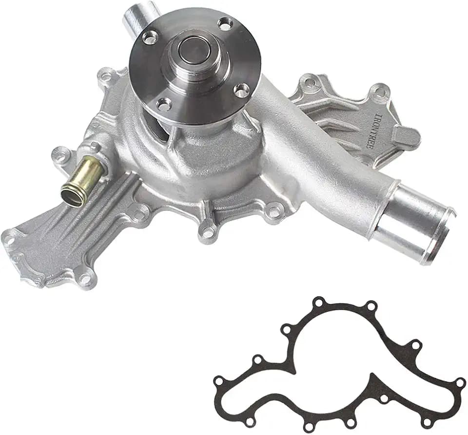 IRONTREE AW4108 Professional Water Pump Kit with Gasket Compatible with Ford Explorer Sport Trac Mustang Ranger, Mazda B4000, Mercury Mountaineer, 4.0L V6 Engine, OE Replacement