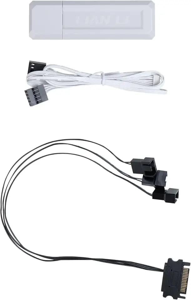 Lian Li UNI Fan L-Wireless Controller for Computer Fans, Works with SL-Infinity, CL Wireless, SL & TL Wireless, Strimer Wireless, and Hydroshift II with PWM SATA Cable - White