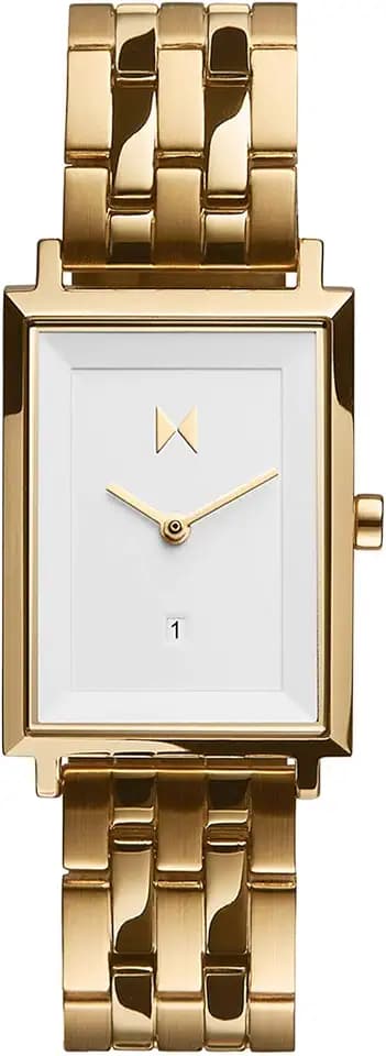 MVMT Signature Square Watches for Women - Premium Minimalist - Analog, 5 ATM/50 Meters Water Resistance - Interchangeable Band - 24mm