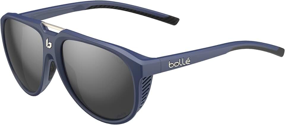 Bollé - EUPHORIA, Dark Blue Matte, Volt+ Cold White Polarized, Medium, Sunglasses, Unisex, Adult