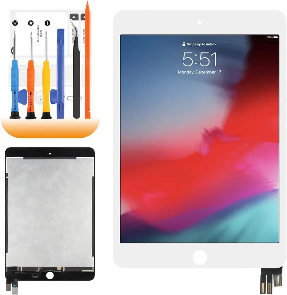 for iPad mini 5 Screen Replacement for iPad mini 5 5th LCD A2126 A2124 A2133 LCD Digiitzer Touch Screen Assembly Repair Kits White