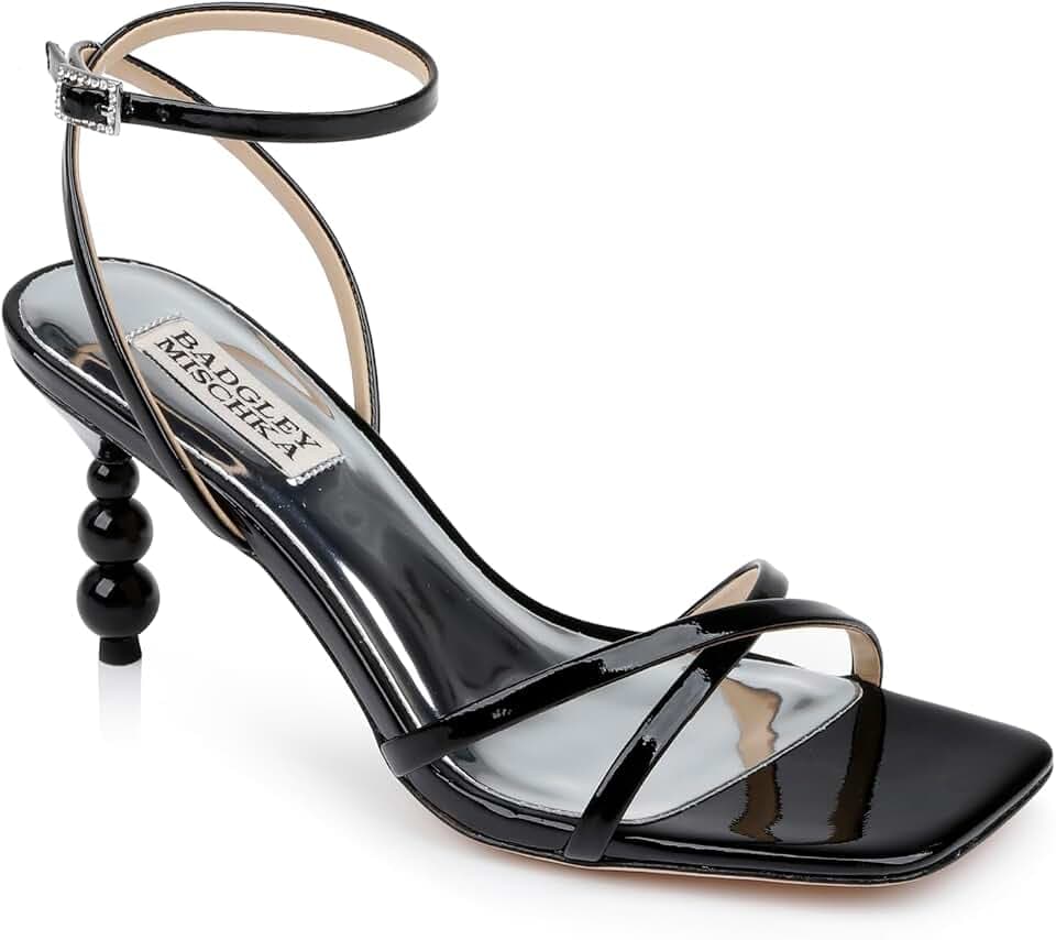Badgley Mischka Women's Callie Beaded Heel Sandal