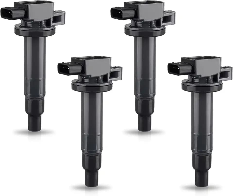 ENA Set of 4 Ignition Coil Pack 1.3L 1.5L L4 Compatible with Scion Toyota 2000-2019 Prius 2000 2001 2002 2003 2004 2005 Echo Yaris 2004 2005 2006 xA xB Coils for UF316 9091902240 C1304 GN10312