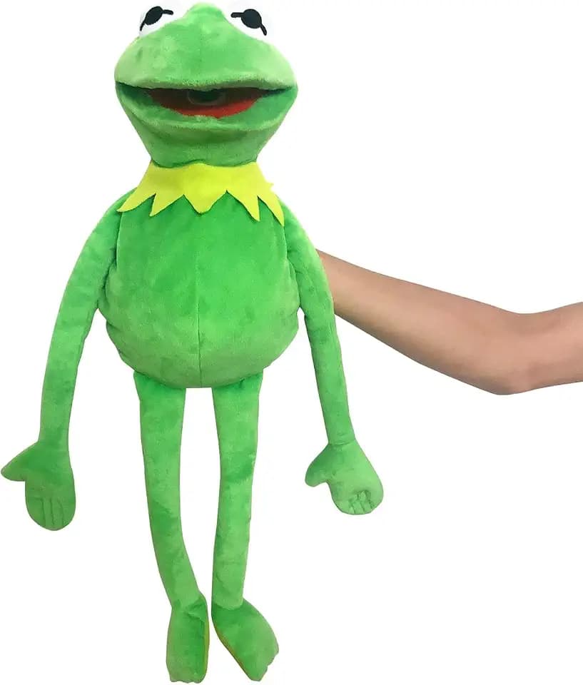 Kermit Frog Puppet, The Muppets Show, Soft Hand Frog Stuffed Plush Toy,Birthday Gift Ideas for Boys and Girls- 28 Inches