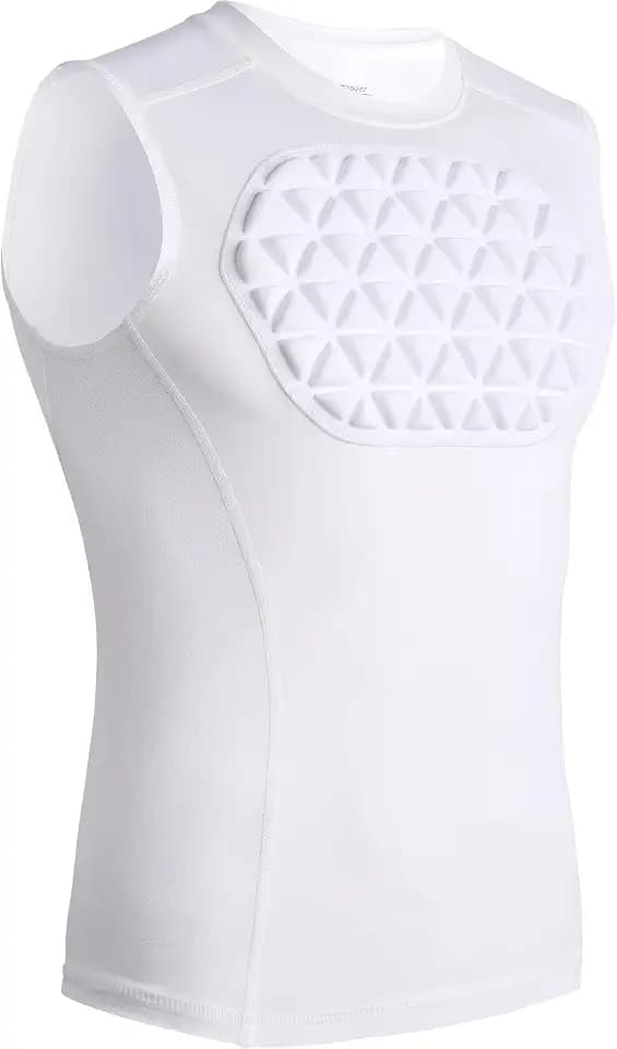 Adult Baseball Chest Protector Padded Compression Shirt