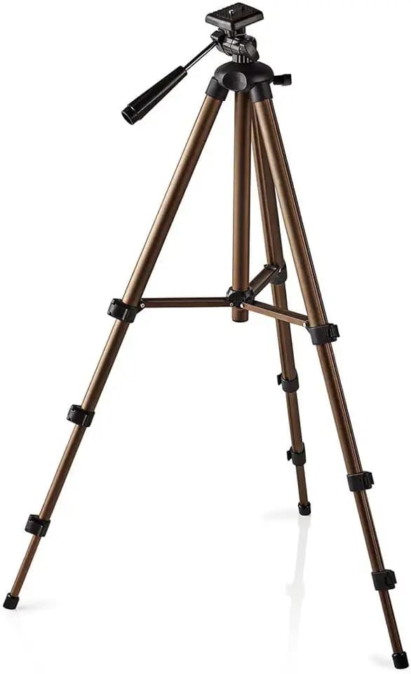 TronicXL 360° Kamerastativ Universal Dreibein Kamera Stativ Aluminium 130cm für DSLR kompatibel mit Canon EOS Nikon Samsung Canyon Rollei Sony Slider lumix G Fotokamera Videostativ Photostativ
