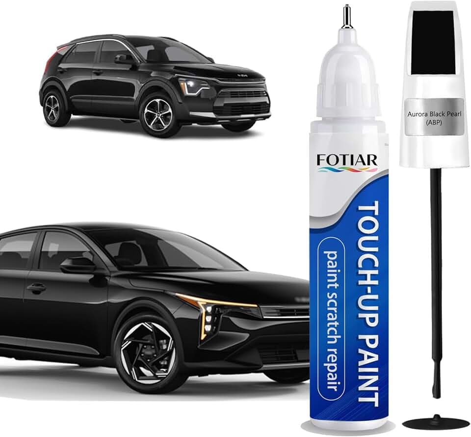 Touch Up Paint for Kia Aurora Black Pearl ABP Paint Code Scratch Repair