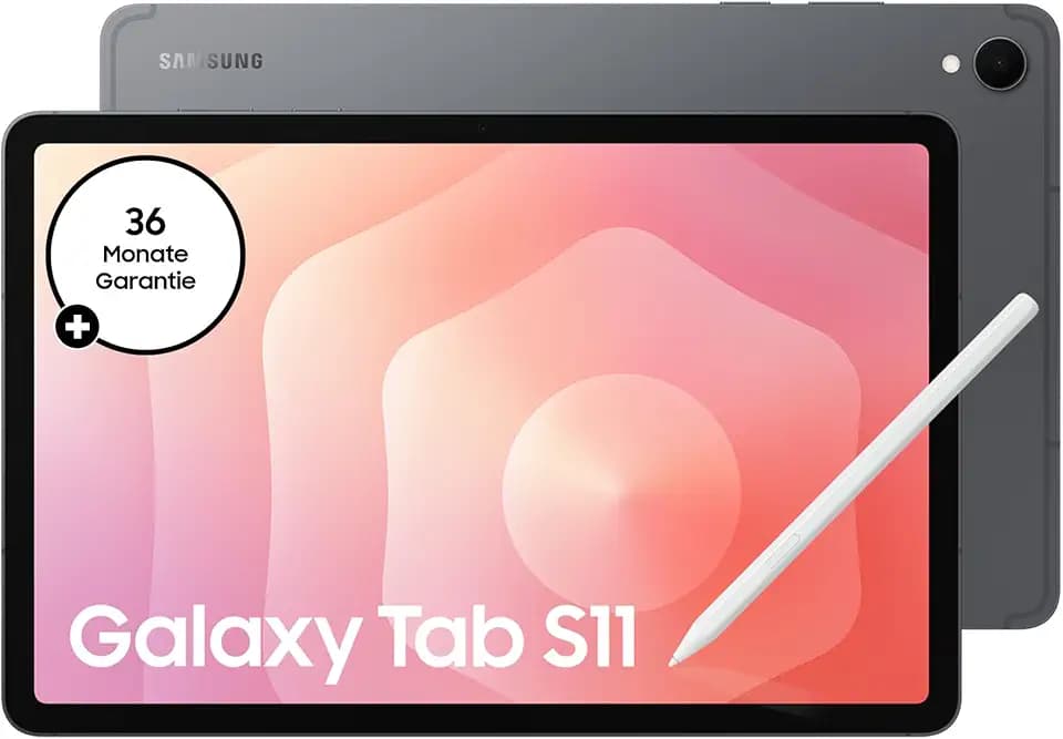 Samsung Galaxy Tab S11, AI Tablet, Wi-Fi, Leichtes Design, Vielseitige KI-Tools, DeX, 512 GB Speicher, 12 GB RAM, Lange Akkulaufzeit, Gray, 3 Jahre Herstellergarantie [Exklusiv auf Amazon]