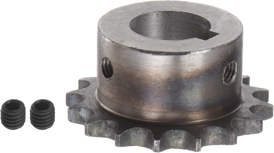 sourcing map 06B Rollenkettenrad 16T Teilung 3/8" A3 Kohlenstoffstahl