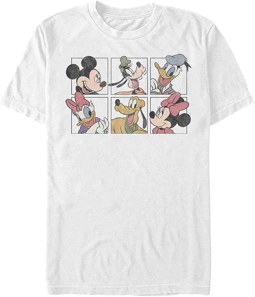 Disney Men's Mickey and Friends Grid