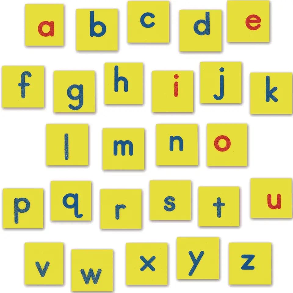 Really Good Stuff EZread Magnetic Foam Lowercase Letter Tiles, 52 Tiles