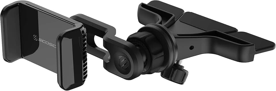 Scosche UH4CDPDV-SP CarMount 3-in-1 Universal Phone CD/Dash/Vent Mount Kit for The Car , 360 Rotation