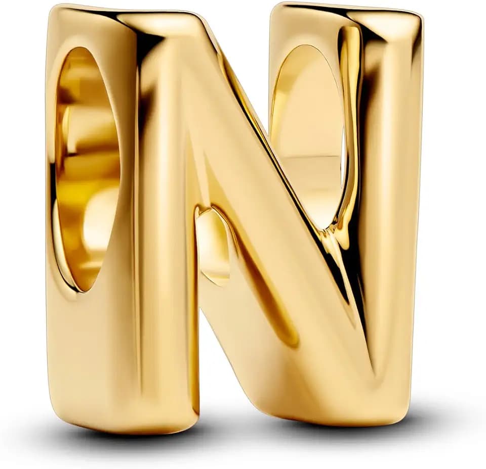 PANDORA Buchstabe N Alphabet-Mini-Charm 763960C00 Charm Anhänger