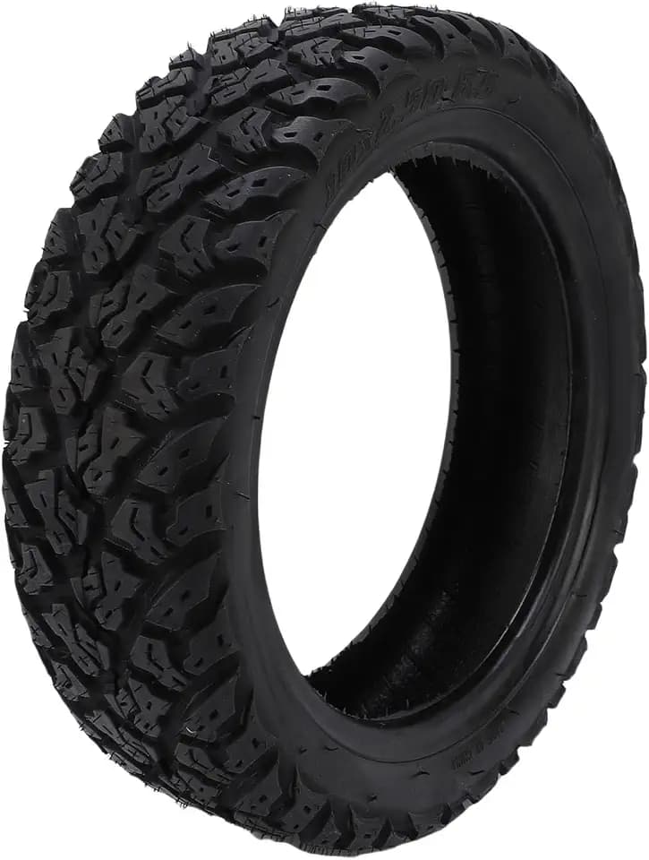 BuyWeek 10x2,50-6,5 Tubeless Reifen, 10 Zoll E-Scooter Offroad Vakuumreifen