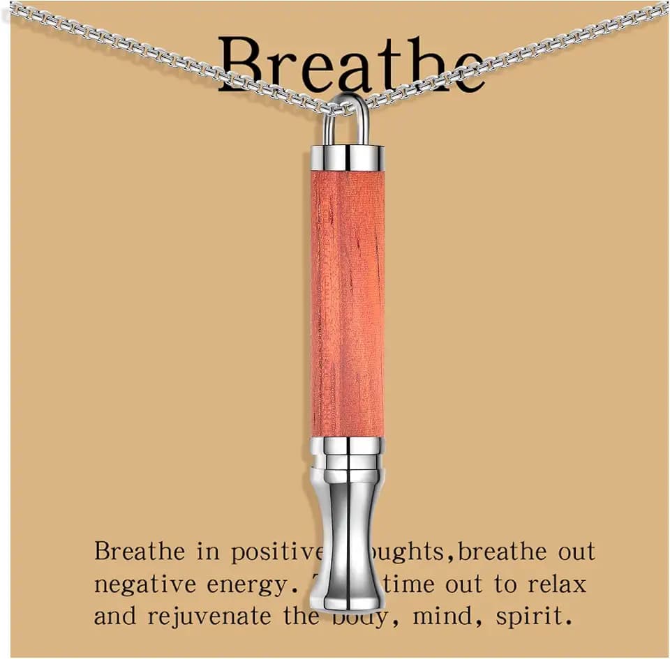 Meditation Breathing Necklace Quit Smoking Tools