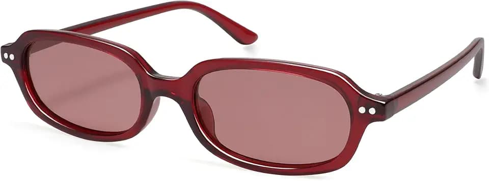 Appassal Retro Rectangle Sunglasses for Women Men AP3729