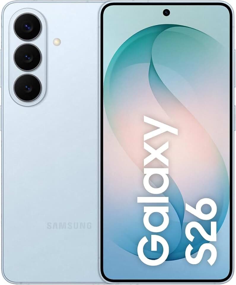 Samsung Galaxy S26 AI Smartphone mit Galaxy AI, Ohne Vertrag, Handy mit Android, 12 GB RAM, 512 GB Speicher, AP Prozessor, 50 MP, Sky Blue, 3 Jahre Herstellergarantie [Exklusiv auf Amazon]
