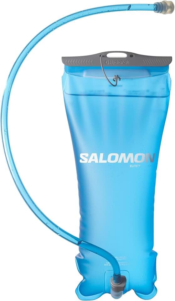 Salomon Soft Reservoir 2l Unisex Hydrationszubehör, Camelback, Komfort, Einfach zu handhaben, Bissventil mit hoher Durchflussrate, Blau
