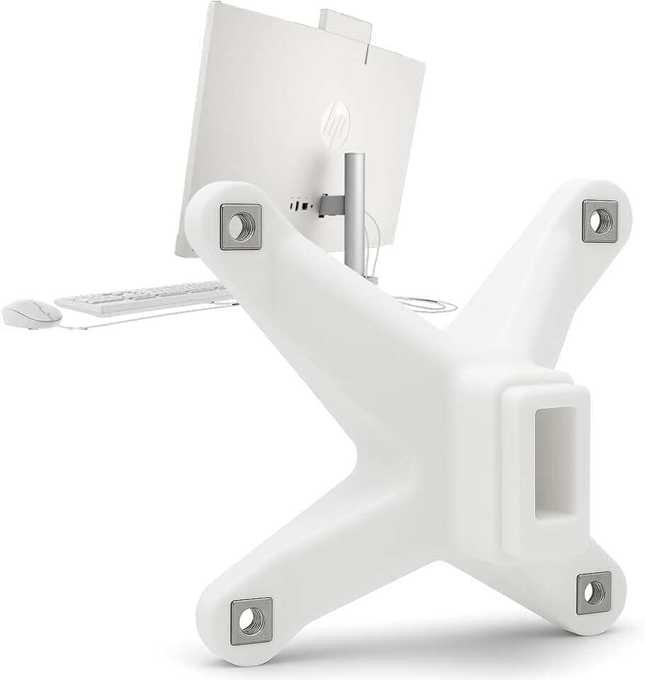 3IDEE VESA Adapter, VESA Mount Compatible with HP All-in-One PC (24-cr,27-cr) - VESA Mount 75x75mm - VESA Adapter HP for Monitors Without VESA Connection
