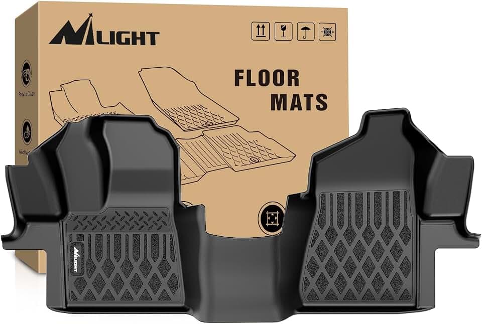 Nilight TPE Floor Mats for Ford Transit 150 250 350 350HD