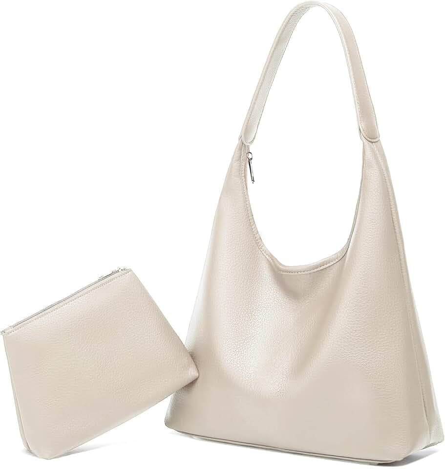 Große Hobo-Tasche für Damen, mit Reißverschluss, Retro-Schultertasche, Handtasche für Damen, Reise-Geldbörse für Dating, Party, Shopping, Reisen