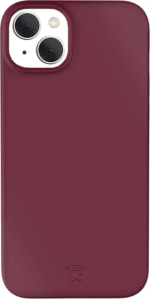 VELVET CAVIAR for iPhone 15 Case - Compatible with MagSafe - 10ft Drop Protection (Burgundy)