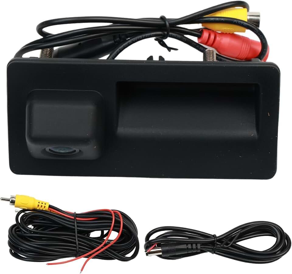 Auto Rückansicht mit Push Button Reverse Camera für Golf Variant S-a-n T-g-n T-u-n T-u-g Yeti Alhambra Rückfahrkamera 5K0980551 5N0827566A 5N0827566J