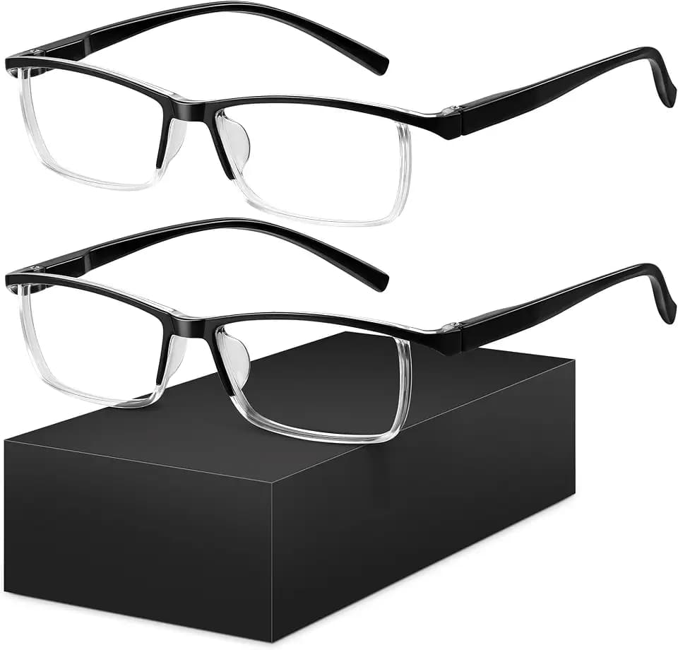 Reading Glasses Men Blue Light Blocking Readers Spring Hinge Computer Anti Eyestrain Eyeglasses